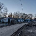 Piles of debris sit in front of homes in Swannanoa, N.C., Tuesday, Dec. 3, 2024, after damage from Hurricane Helene. (AP Photo/Stephanie Scarbrough)