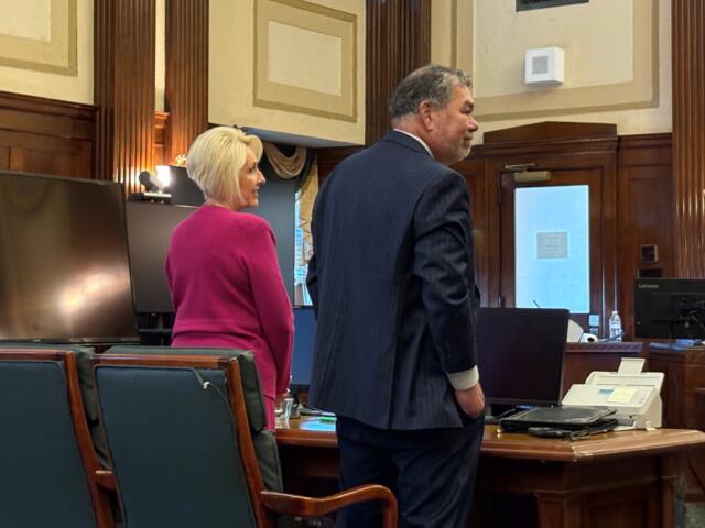 Brooke Covington appears Monday in Buncombe County Superior Court, where the Word of Faith Fellowship leader entered Alford guilty pleas to false imprisonment and simple assault in a case dating to 2013.