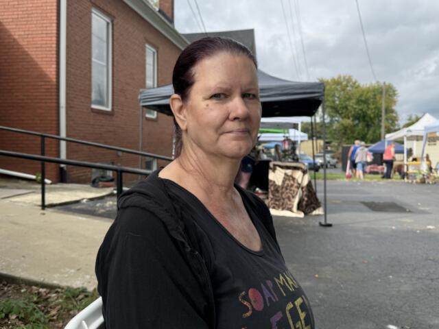 Deb Maslowski, a longtime Swannanoa resident, recalls how neighbors came together to share food, supplies and other necessities after Tropical Storm Helene devastated the community in September 2024