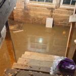 Flooding fills the basement of Jess and Jeff Fager's Swannanoa home following recent heavy rains. The Fagers say their basement has taken on a foot or more of water during separate storms in recent weeks.