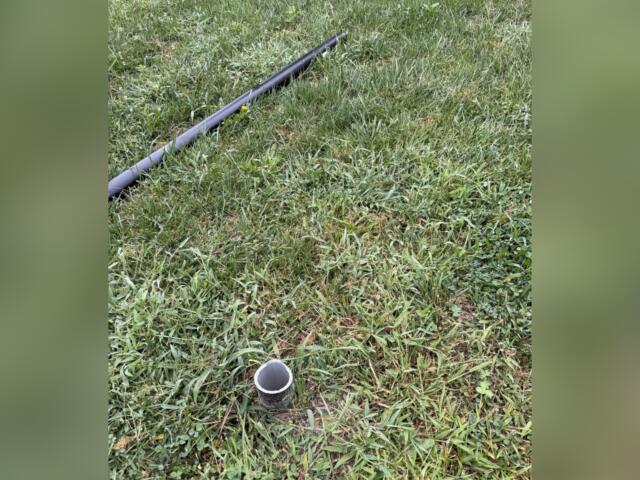 A Flock Safety camera pole near West Chapel Road and London Road was cut, Asheville police said. APD is investigating the damage reported Sunday, Aug. 30.