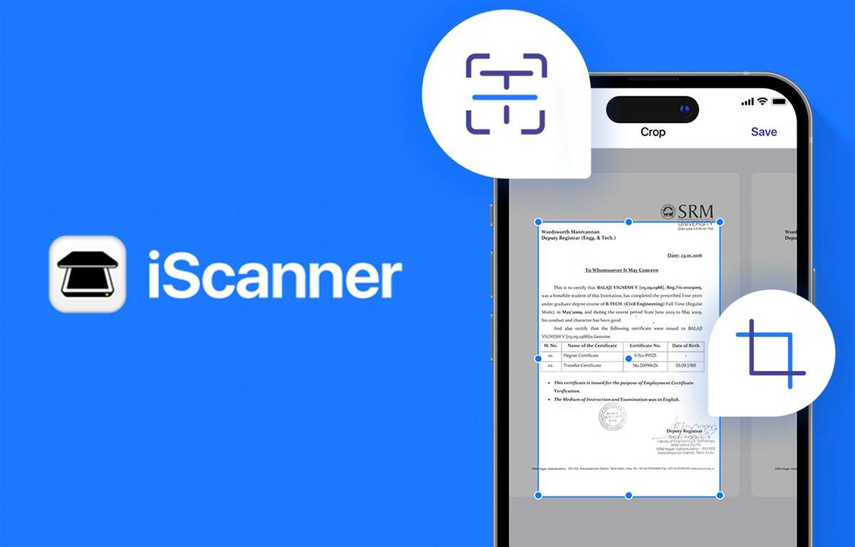 Western North Carolina readers can use iScanner to digitize receipts, contracts and notes without a desktop scanner.