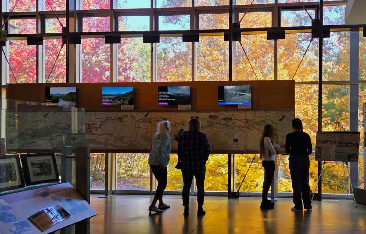 Blue Ridge Parkway Visitor Center Fall Color