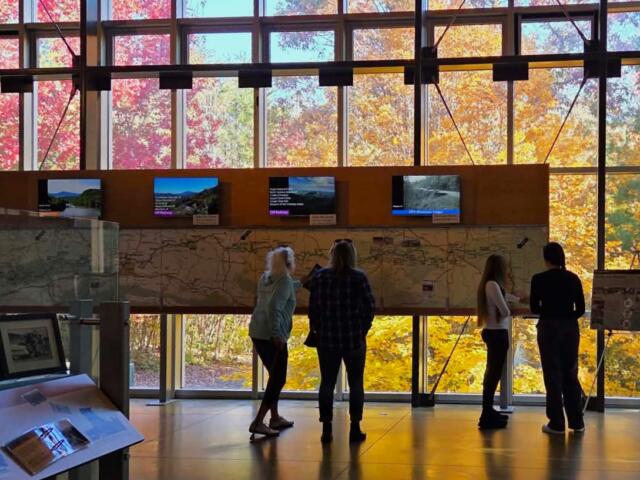 Blue Ridge Parkway Visitor Center Fall Color