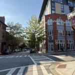 The intersection of Eagle and Market streets in downtown Asheville is among the areas slated for improvements. Asheville City Council has approved $175,000 to help downtown businesses affected by construction on several city streets.