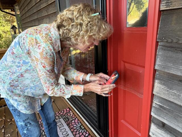 Tiffany Hall has recruited friends and neighbors to help document spiders for a statewide citizen science project