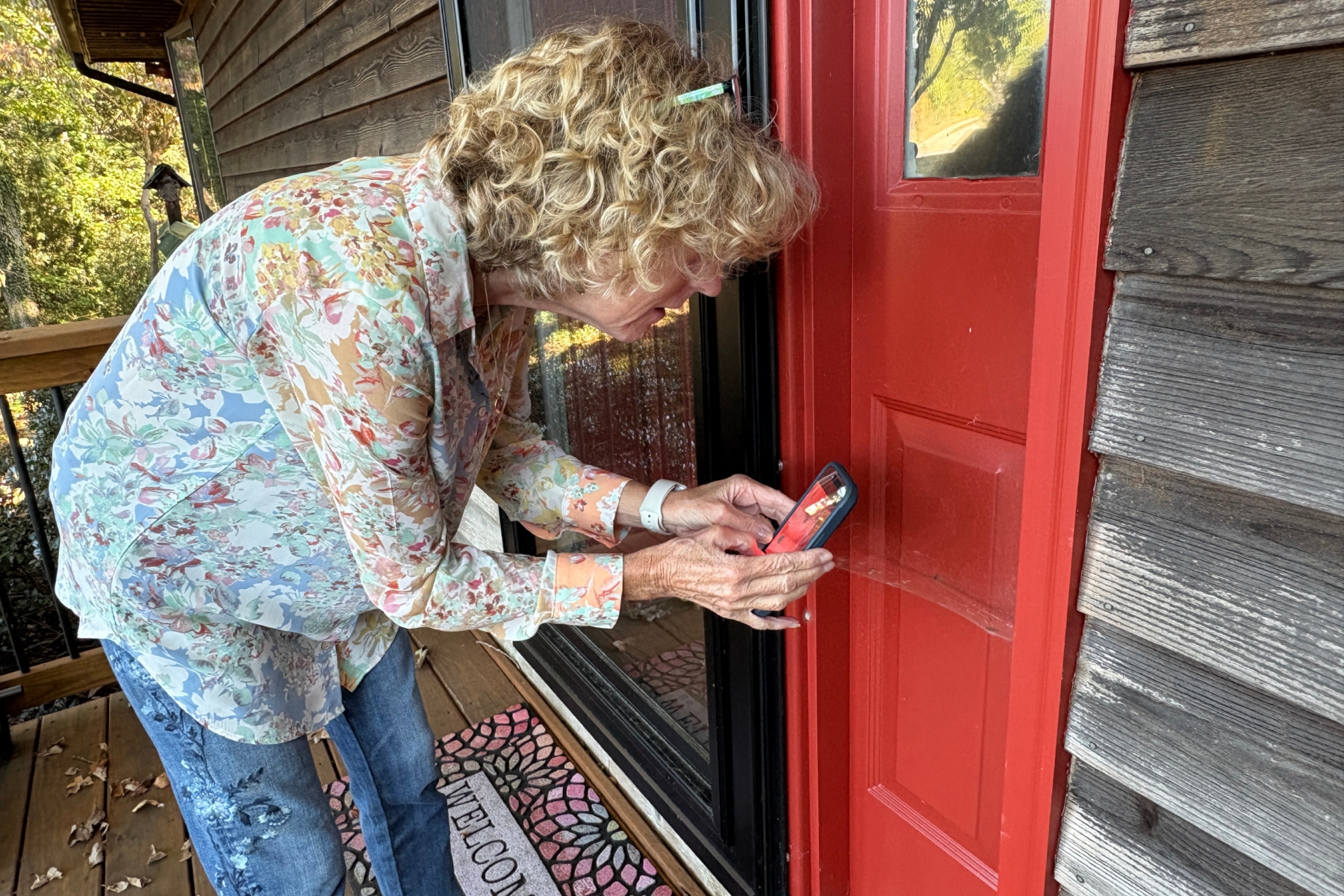 Tiffany Hall has recruited friends and neighbors to help document spiders for a statewide citizen science project