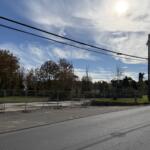 The vacant property at 21 London Road in Asheville is the proposed site of a seven-story, 252-unit apartment building. Asheville City Council approved an expansion of the project in a 4-3 vote Tuesday, Oct. 27, 2026, despite concerns about flooding.