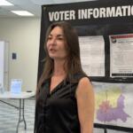 Buncombe County Elections Director Corinne Duncan discusses early voting during a media event Tuesday, Oct. 13, 2026, at the Friendship Center in Asheville's Shiloh neighborhood. Early voting begins Thursday, Oct. 15, at 13 locations across the county.