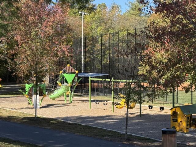 The playground at Asheville's Weaver Park sits beside the baseball field, where city officials say repairs are expected to be completed by the end of December. Council members raised concerns about the $800,000 park renovation during an Oct. 22 agenda briefing.