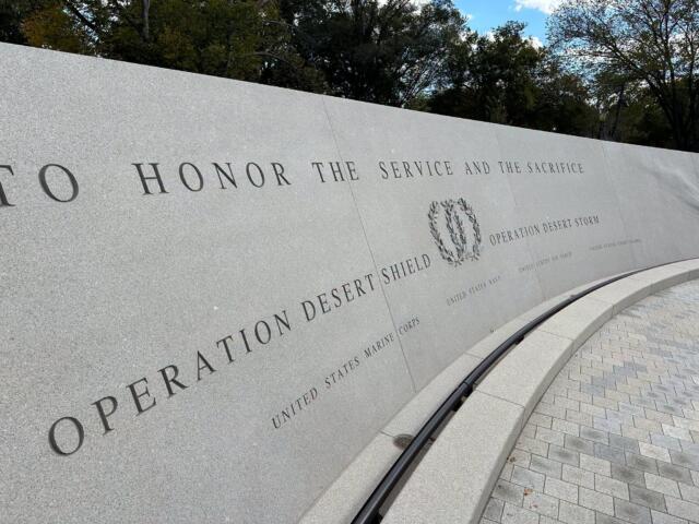 The Desert Shield and Desert Storm Memorial, which was the brainchild of Waynesville's Scott Stump, was dedicated on Oct. 24 in Washington, D.C.