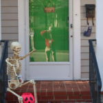 Halloween decorations at a home in Western North Carolina.