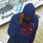 Asheville police are searching for a reported armed bank robbery suspect. (Photo credit: Asheville Police Department)
