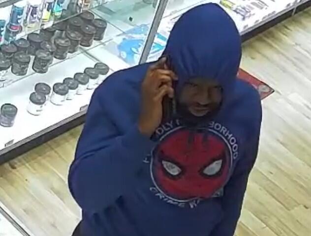 Asheville police are searching for a reported armed bank robbery suspect. (Photo credit: Asheville Police Department)