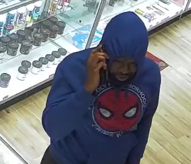 Asheville police are searching for a reported armed bank robbery suspect. (Photo credit: Asheville Police Department)